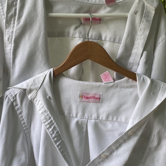 flynn O’Hara Tops Flynn Ohara White Button Ayo Poshmark